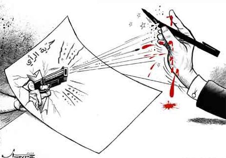 presse-en-danger-2 67 journalistes tués en un an, près de la moitié dans la bande de Gaza, selon RSF