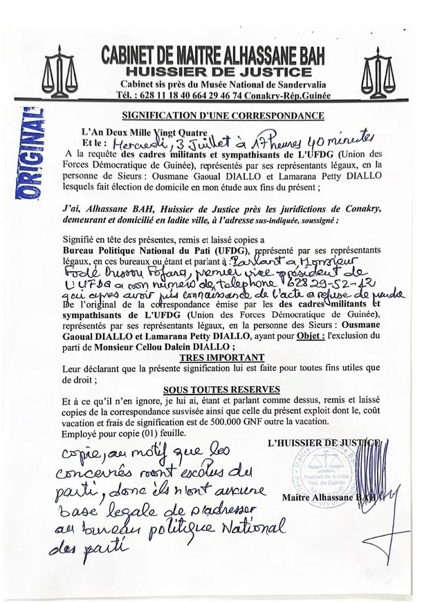 cellou-exclu Politique : Ousmane Gaoual et Cie annoncent « l’exclusion » de Cellou Dalein de l’UFDG