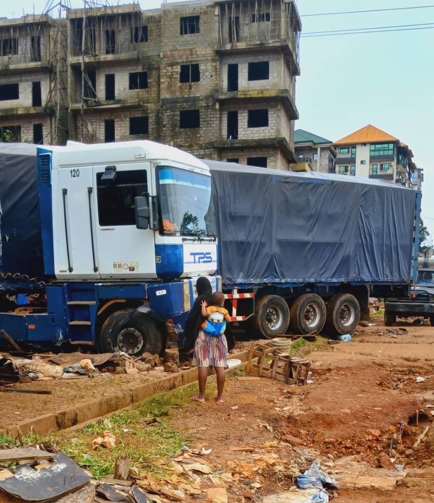 camion-recule Conakry : le pire évité à Koloma Soloprimo