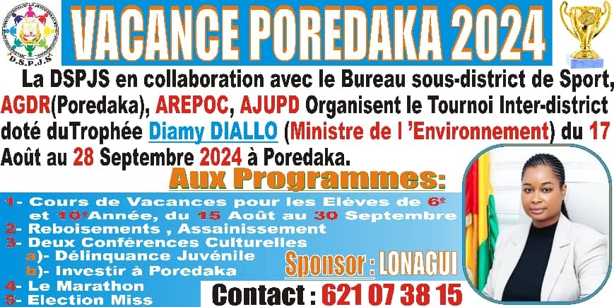 dspj Porédaka (Mamou) : le tournoi de foot « Djami Diallo » s’achève en apothéose 