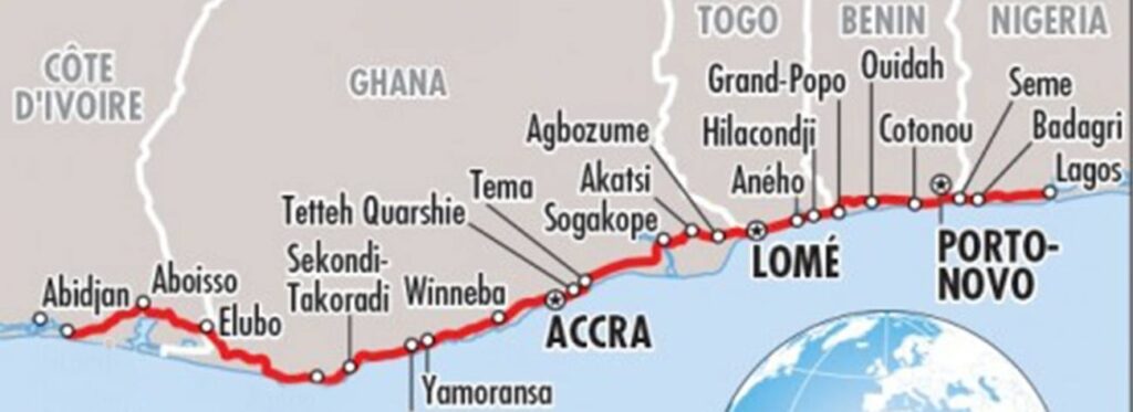 abidjan-lagos-1024x373 La BAD et ses partenaires veulent faire de l’autoroute Abidjan-Lagos un puissant corridor