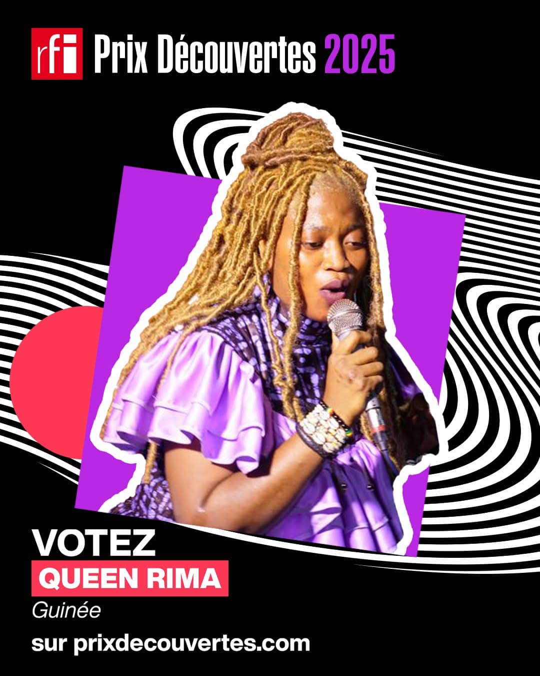 La chanteuse guinéenne Queen Rima remporte le Prix Découvertes RFI 2025
