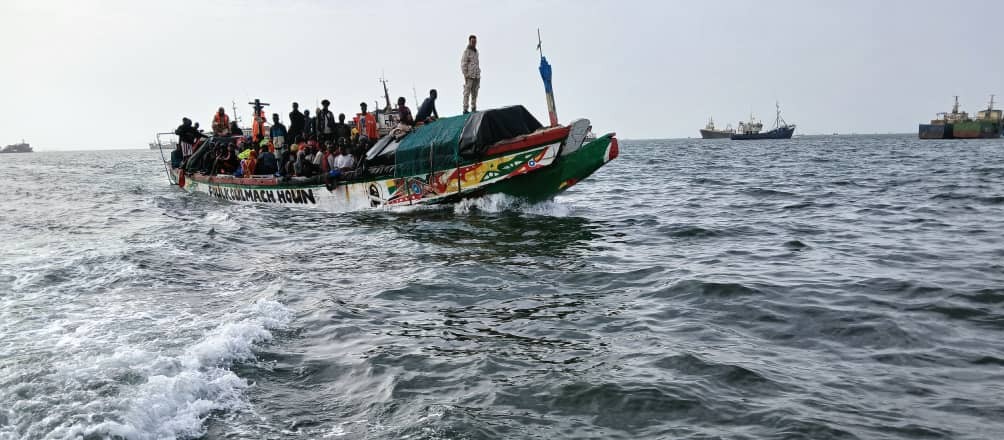 pirogue Sénégal : 30 candidats à la migration irrégulière interceptés, dont 24 guinéens