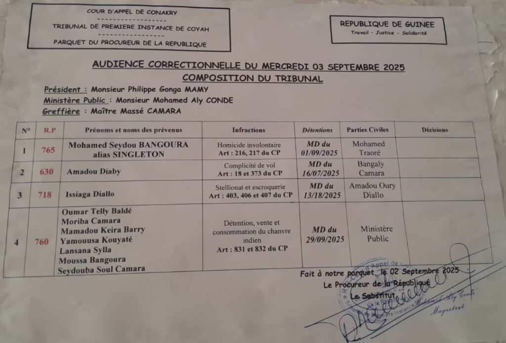 540570841_1307805170743953_3791677629948616352_n-1024x695 Tribunal de Coyah : Singleton attendu à la barre ce mercredi 