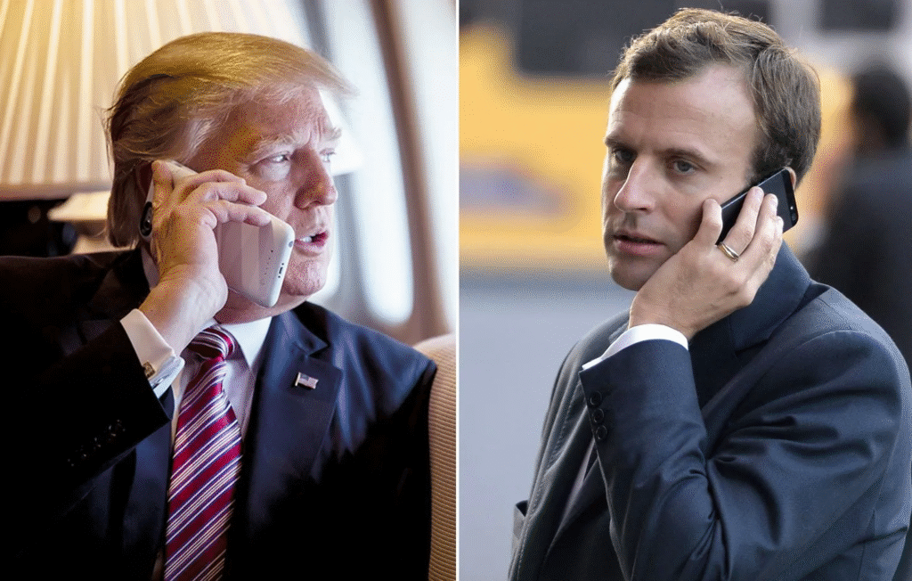image-101-1024x652 Macron bloqué dans les rues de New York par le cortège de Donald Trump