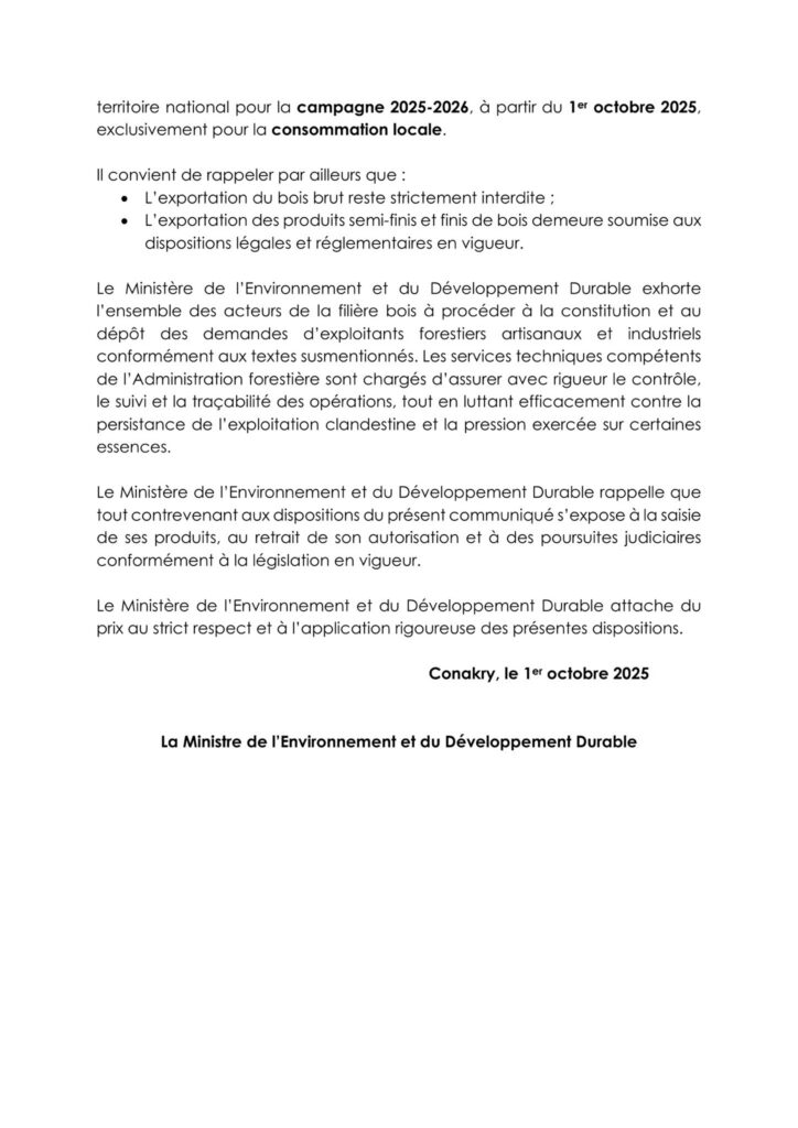 levee-de-la-coupe1-724x1024 Guinée : « les opérations de coupe et de transport de bois sont officiellement ouvertes et autorisées »