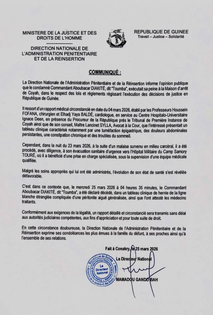 image-176-694x1024 Conakry : les autorités annoncent le décès de Toumba Diakité