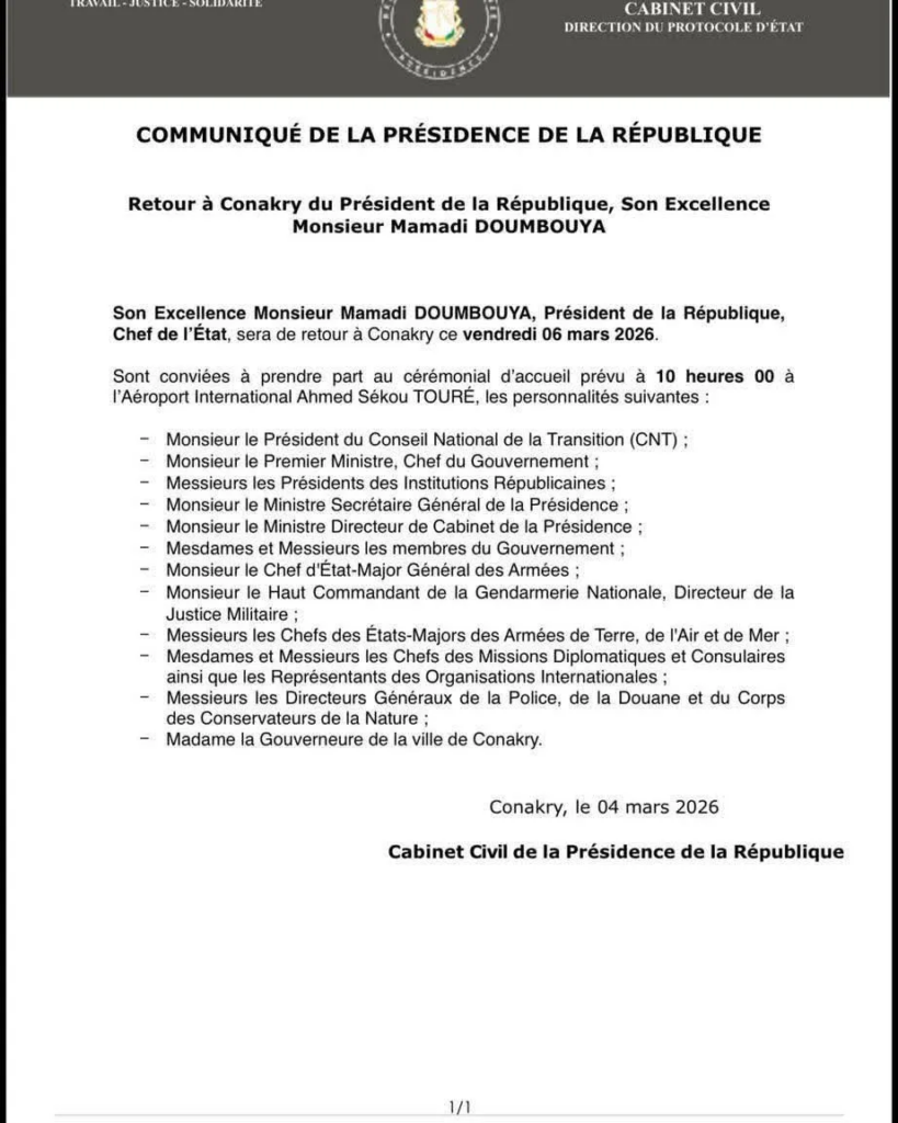 image-21-819x1024 Le Président Mamadi Doumbouya rentre ce vendredi en Guinée