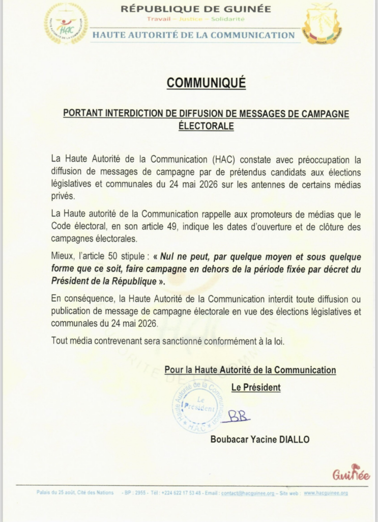 image-5-743x1024 Elections du 24 mai : la HAC met en garde contre toute diffusion anticipée de message de campagne