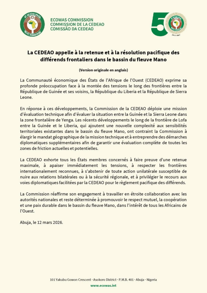 image-81-724x1024 Ce que va faire la CEDEAO pour régler le différend frontalier entre la Guinée et ses voisins