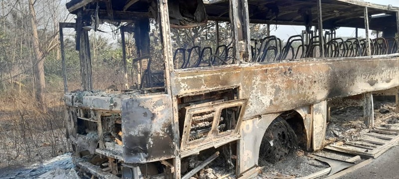 Bus-Dubreka Dubréka : un bus de l’université Koffi Annan calciné à Ouassou ?