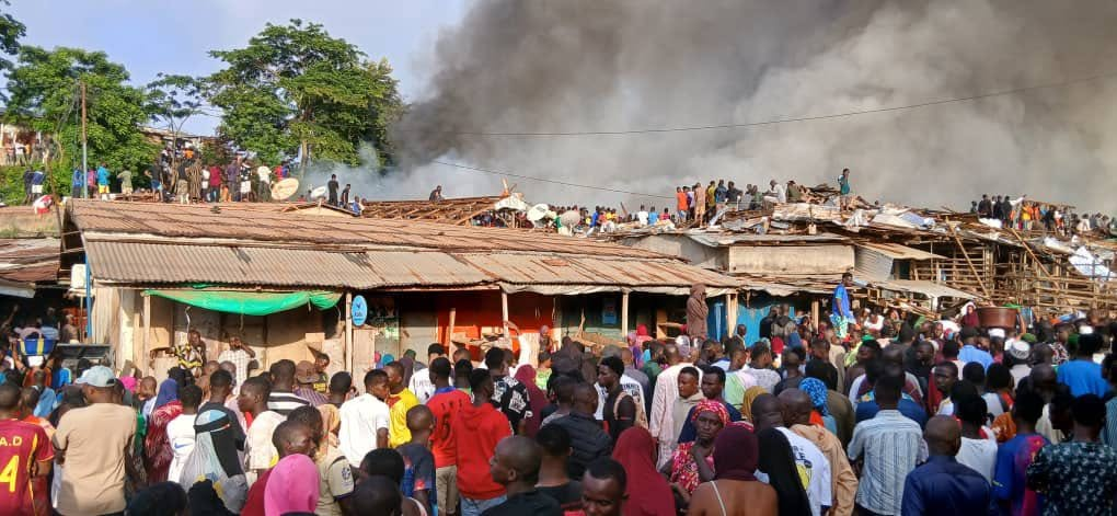 image-110 N’zérékoré : le marché central en feu, d’énormes dégâts matériels