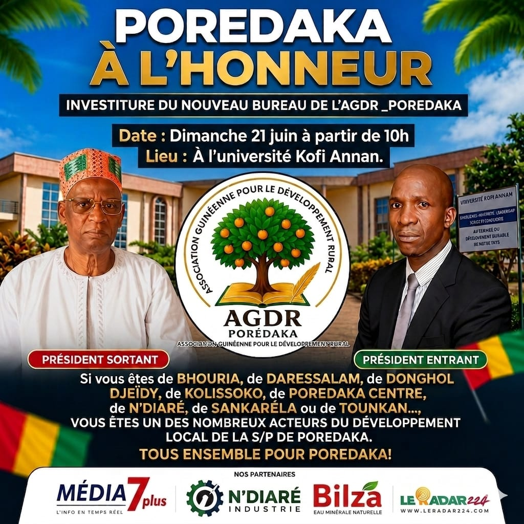image-121 Conakry : l’AGDR Porédaka va installer son nouveau bureau exécutif