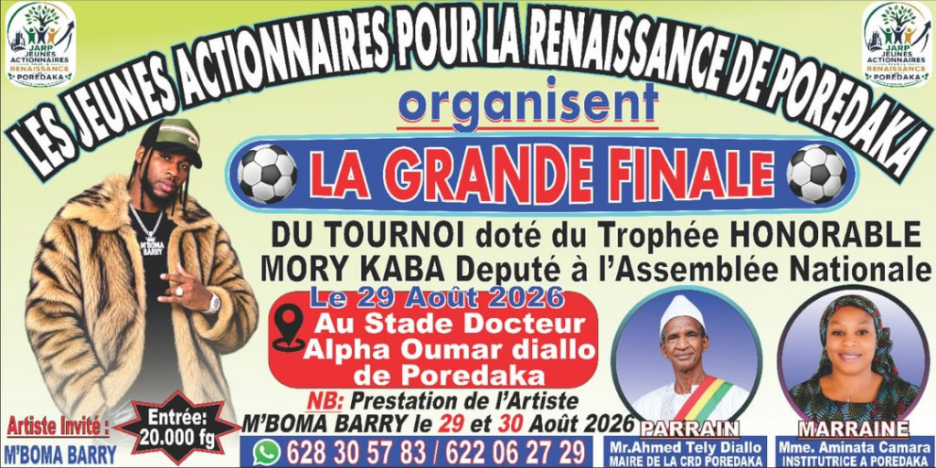 image-57-1024x512 Porédaka : M'Boma Barry attendu pour animer la finale du tournoi de football Mory Kaba
