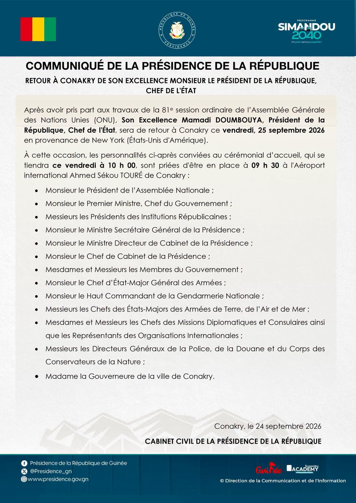 image-96-725x1024 Le président Mamadi Doumbouya regagne Conakry ce vendredi